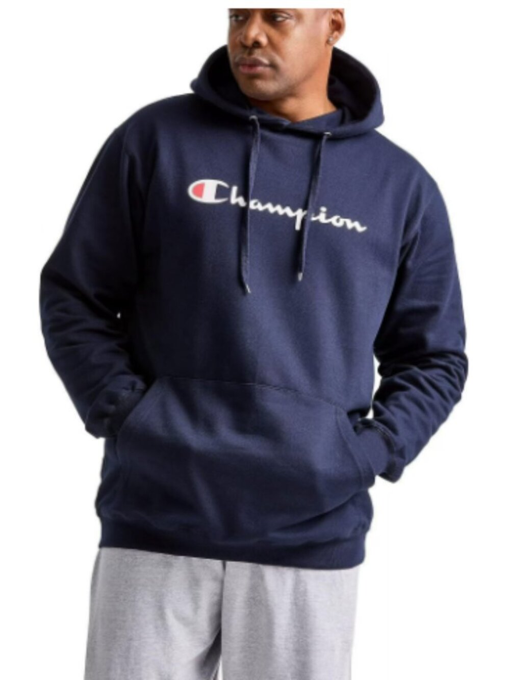 Champion Men's Navy Blue Hoodie 3XLT